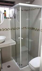 box para banheiro balneário camboriú itapema porto belo praia brava itajaí piçarras bombinhas bc sc Tipos Banho Simples Cores Preto