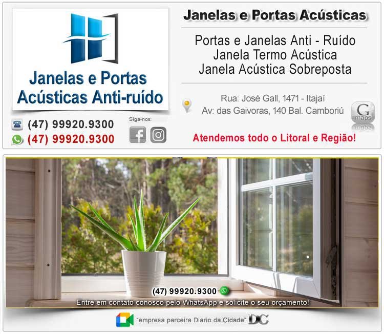 janela isolamento acustico balneario camboriu itapema porto belo itajai piçarras bombinhas navegantes blumenau bc sc anti ruido pvc